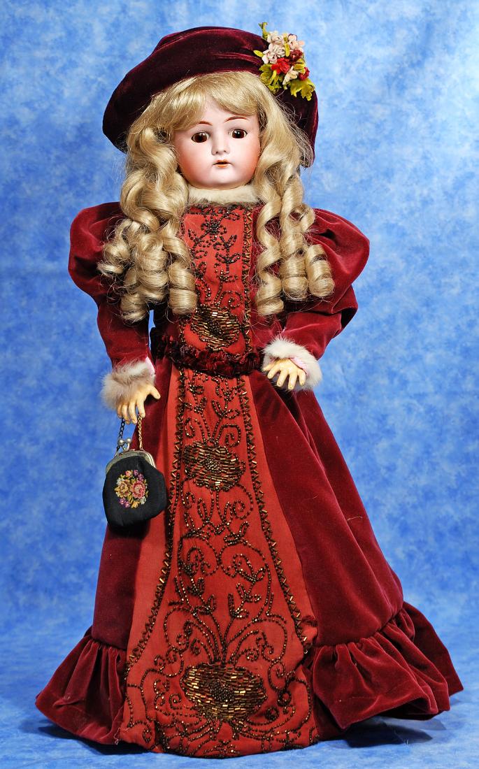 248, GERMAN BISQUE DOLL BY DRESSEL. Marks: Made in (1 of 2)