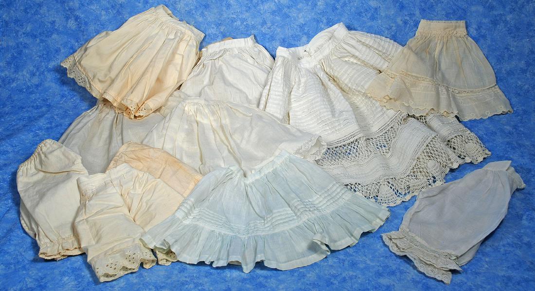 4. ASSORTMENT OF ANTIQUE DOLL UNDERCLOTHING. Includes: (1 of 2)