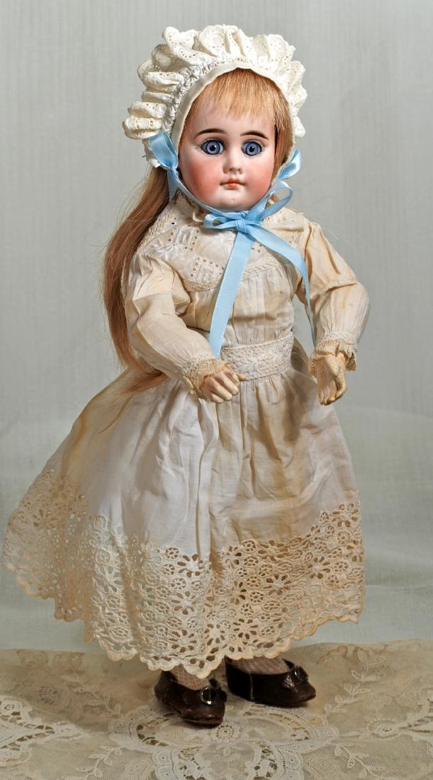 18. SONNEBRG BISQUE DOLL BY MYSTERY MAKER. Marks: 3. (1 of 2)