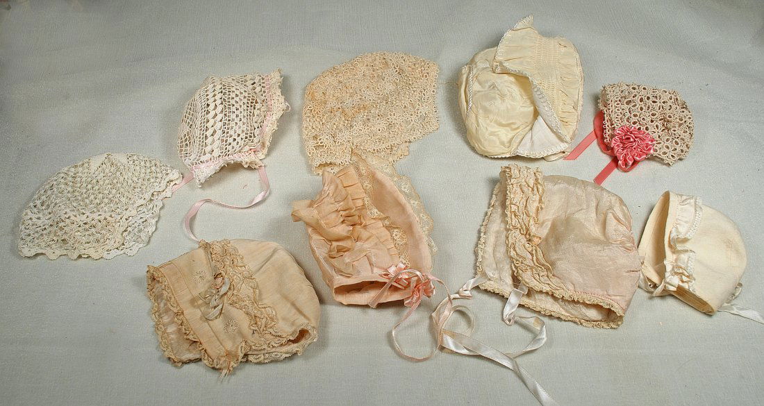 LOT OF NINE BONNETS (1 of 1)