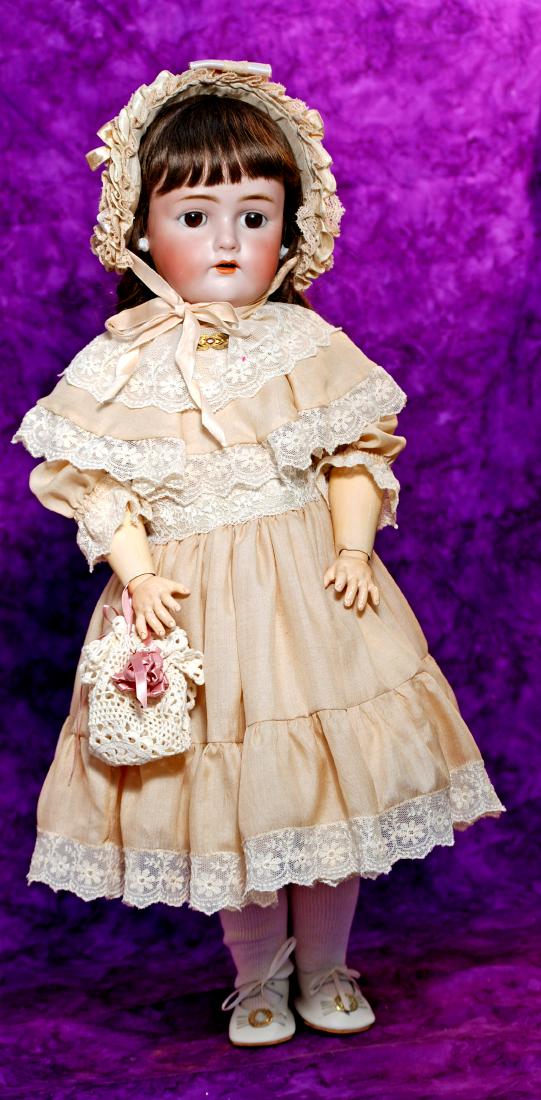 235. GERMAN BISQUE DOLL BY SIMON & HALBIG . Marks