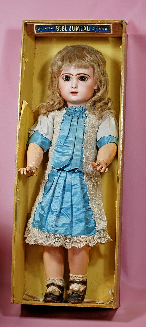 Antique Jumeau Bébe Size 50 Cm Bisque Head open Mouth Tall Jumeau 19,6