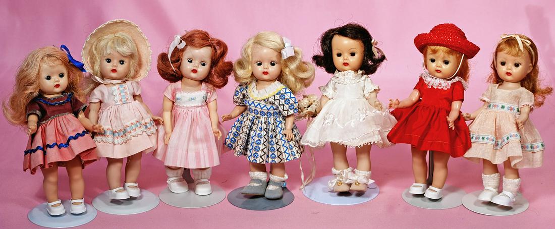 antique storybook dolls