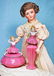 GERMAN PORCELAIN TWOPIECE DRESSER SET Marks: Bavaria