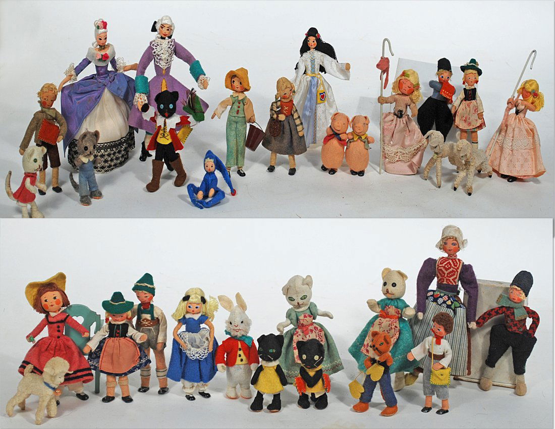 vintage miniature dolls