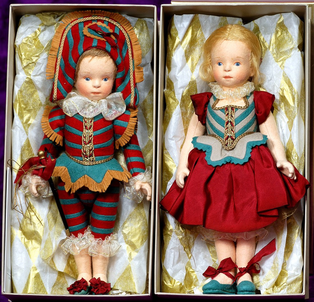 R. JOHN WRIGHT "MUSETTE & MONTAGUE" CANDY CONTAINER EXC (1 of 1)