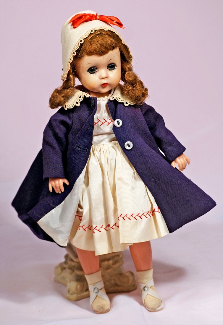 ALEXANDER HARD PLASTIC "LISSY" IN NAVY BLUE COAT (1 of 1)