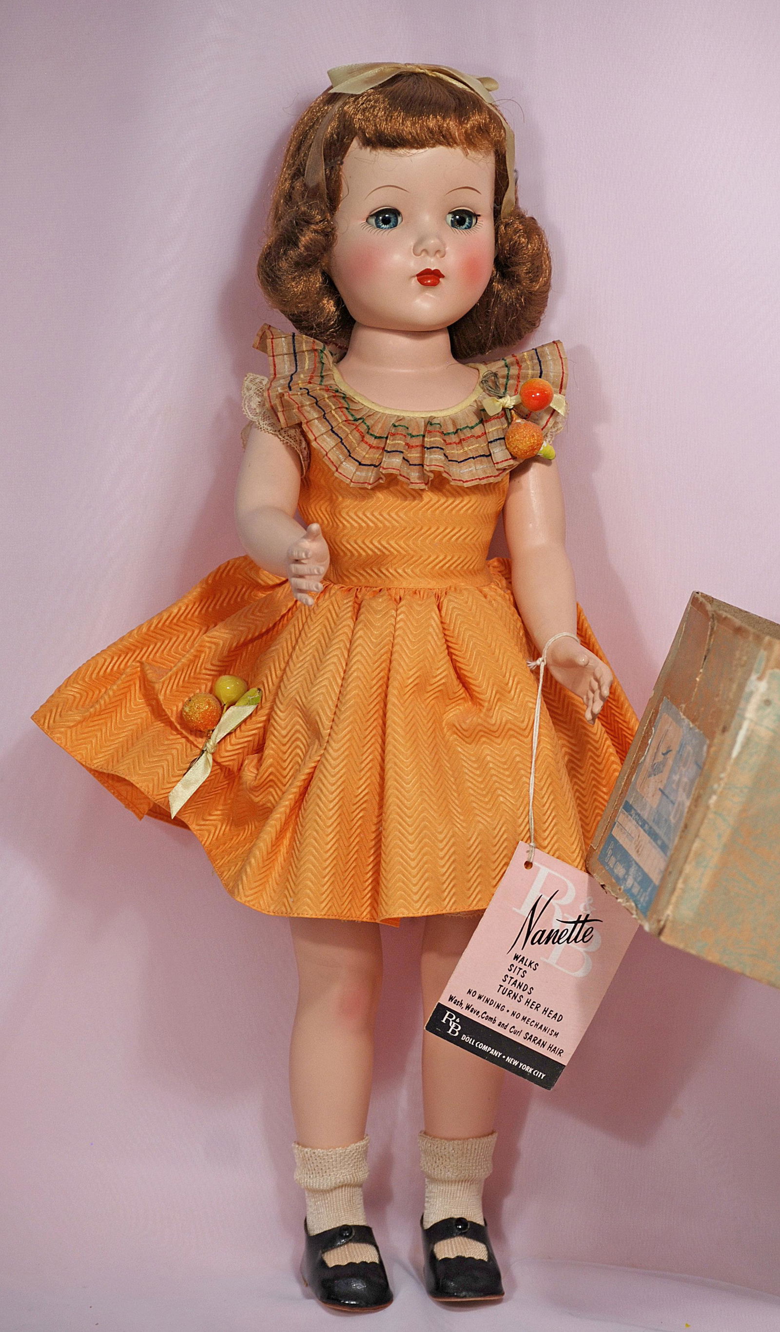 ARRANBEE HARD PLASTIC "NANETTE" IN WONDERFUL COSTUME (1 of 1)