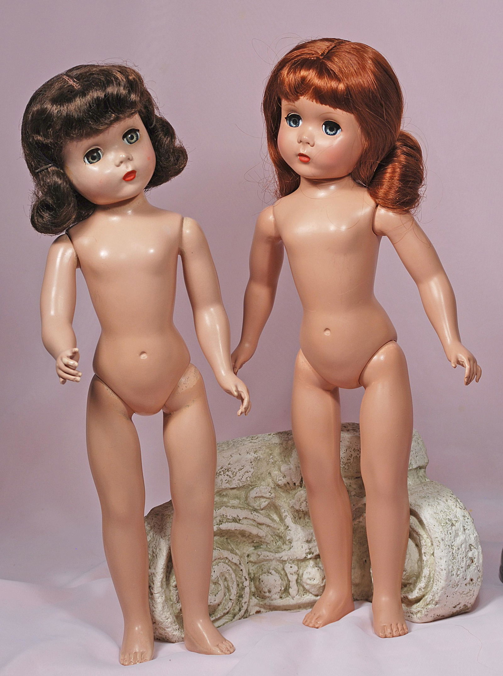 TWO MADAME ALEXANDER MAGGIE FACE DOLLS (1 of 1)