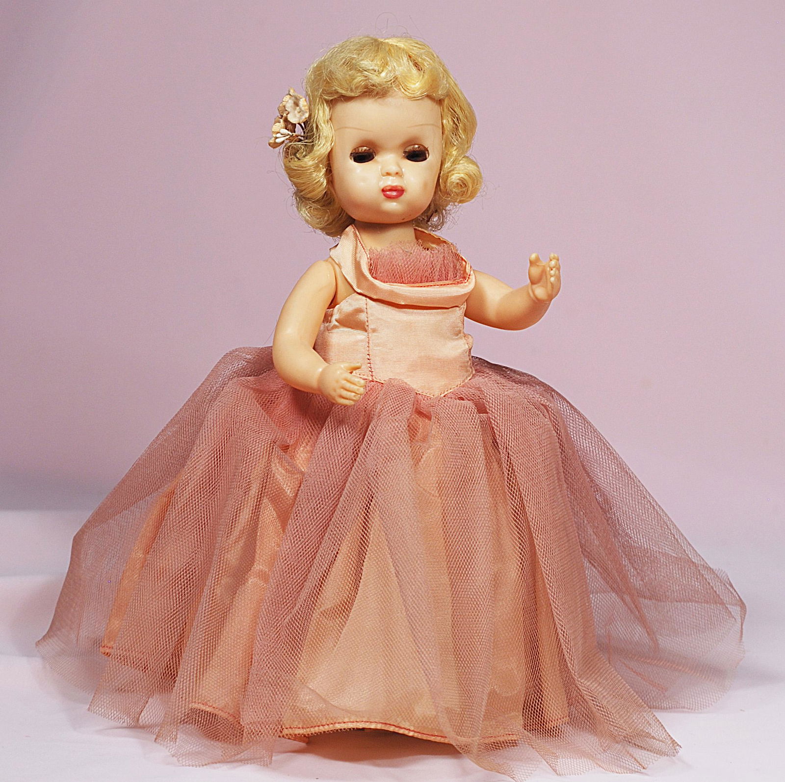 TINY TERRI LEE BLONDE IN PINK FORMAL GOWN (1 of 1)