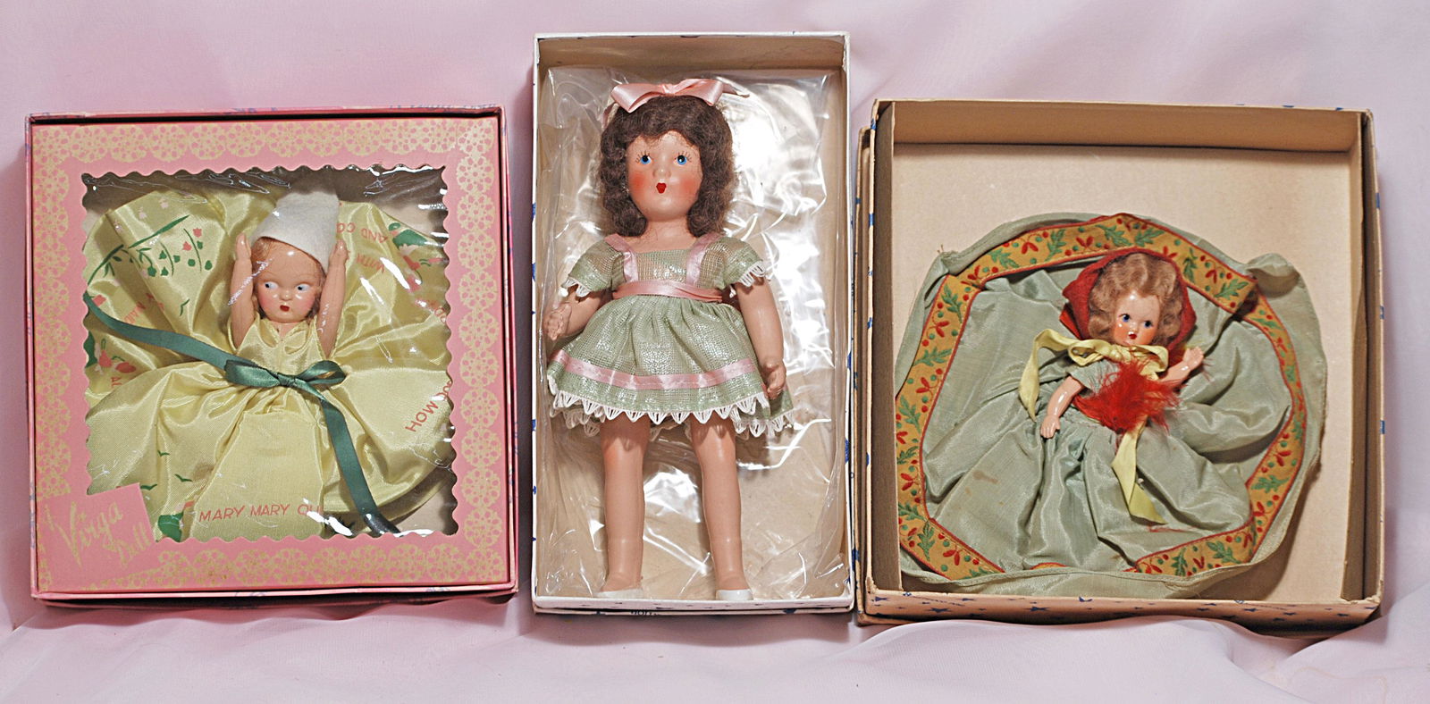 TWO BOXED HOLLYWOOD DOLLS & BOXED VIRGA DOLL (1 of 1)