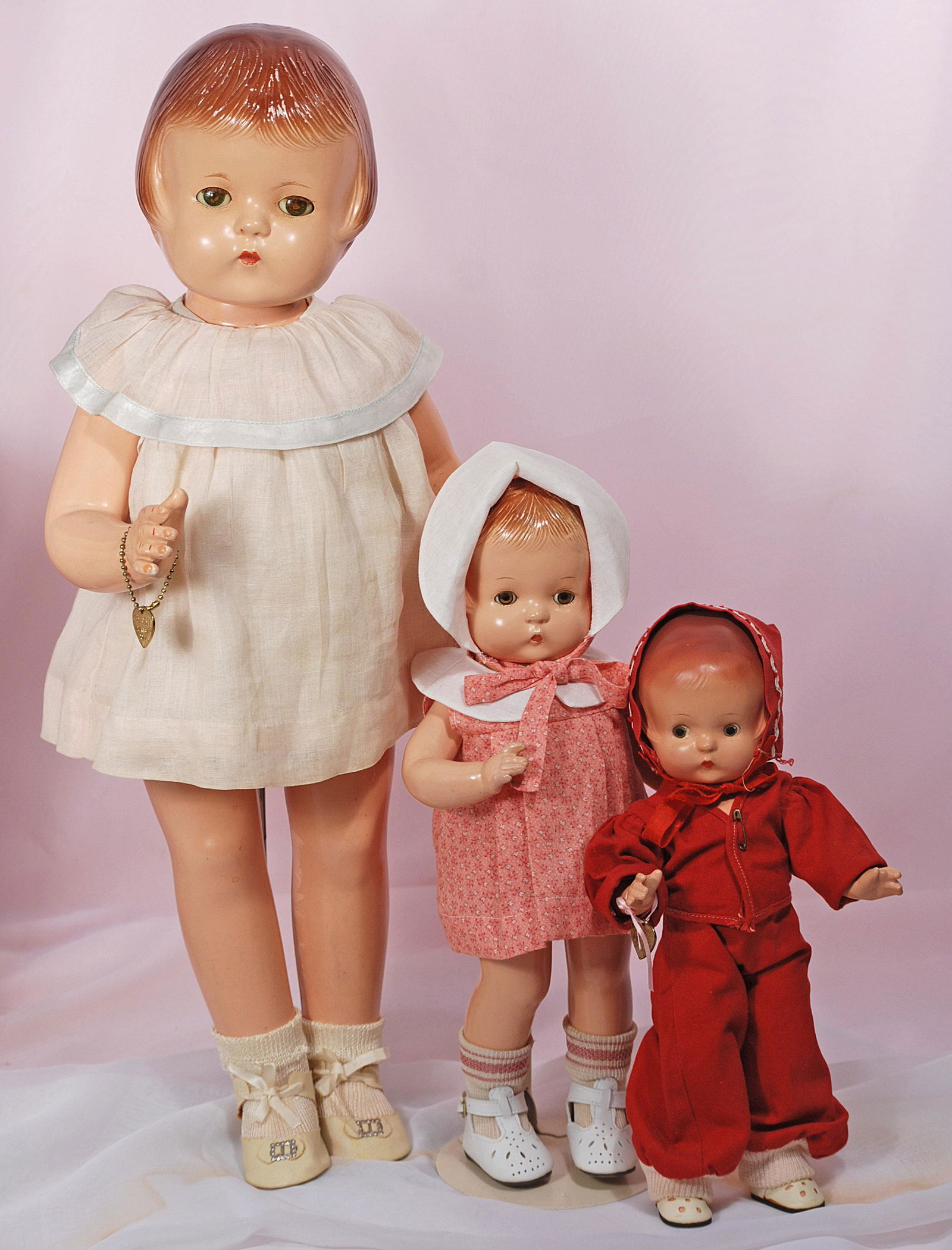 THREE COMPOSITION PATSY DOLLS BY EFFANBEE (1 of 1)