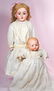 TWO GERMAN BISQUE DOLLS