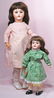 TWO GERMAN BISQUE DOLLS