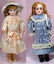 TWO GERMAN BISQUE DOLLS