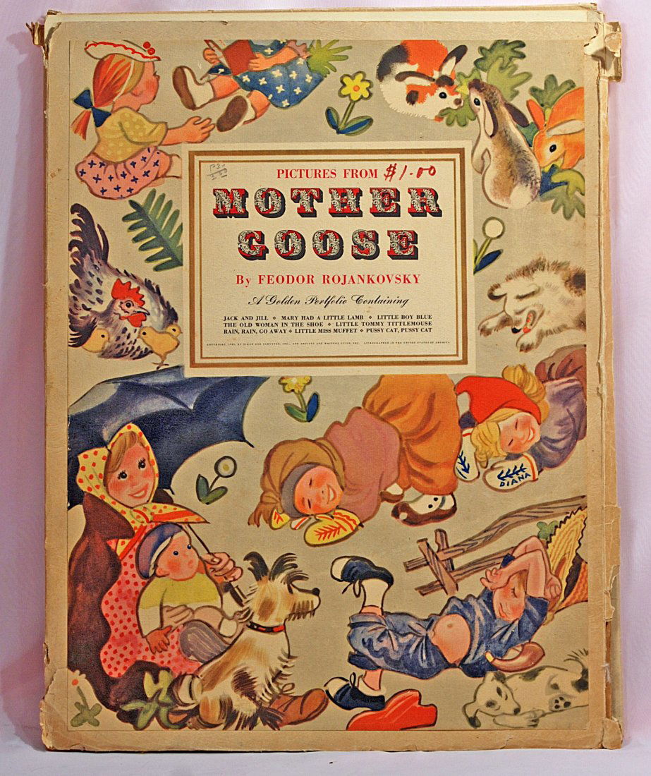PICTURES FROM MOTHER GOOSE, A GOLDEN PORTFOLIO (1 of 2)