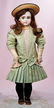 EARLY FRENCH-LOOK SONNEBERG BISQUE DOLL