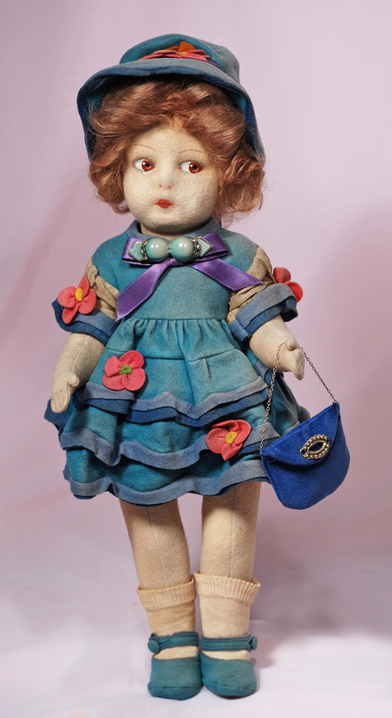 LENCI-TYPE CLOTH DOLL (1 of 1)