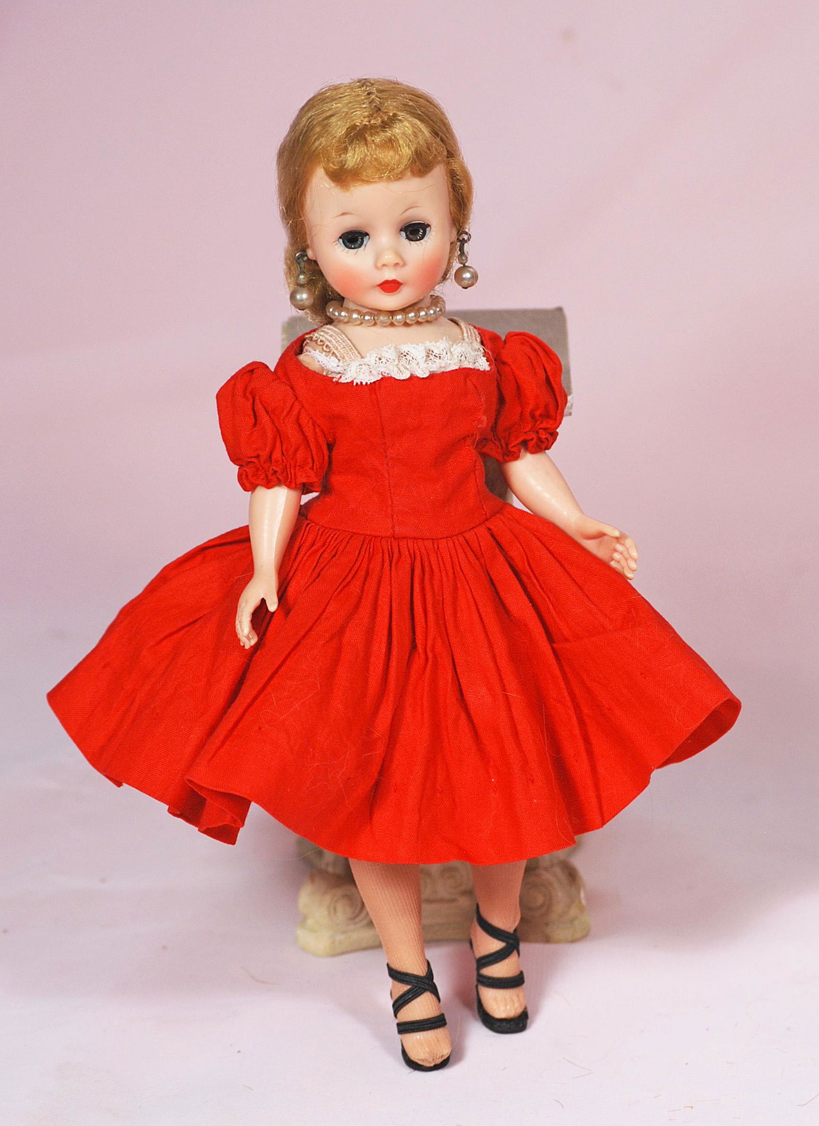 ALEXANDER CISSETTE IN RED COTTON DRESS (1 of 1)