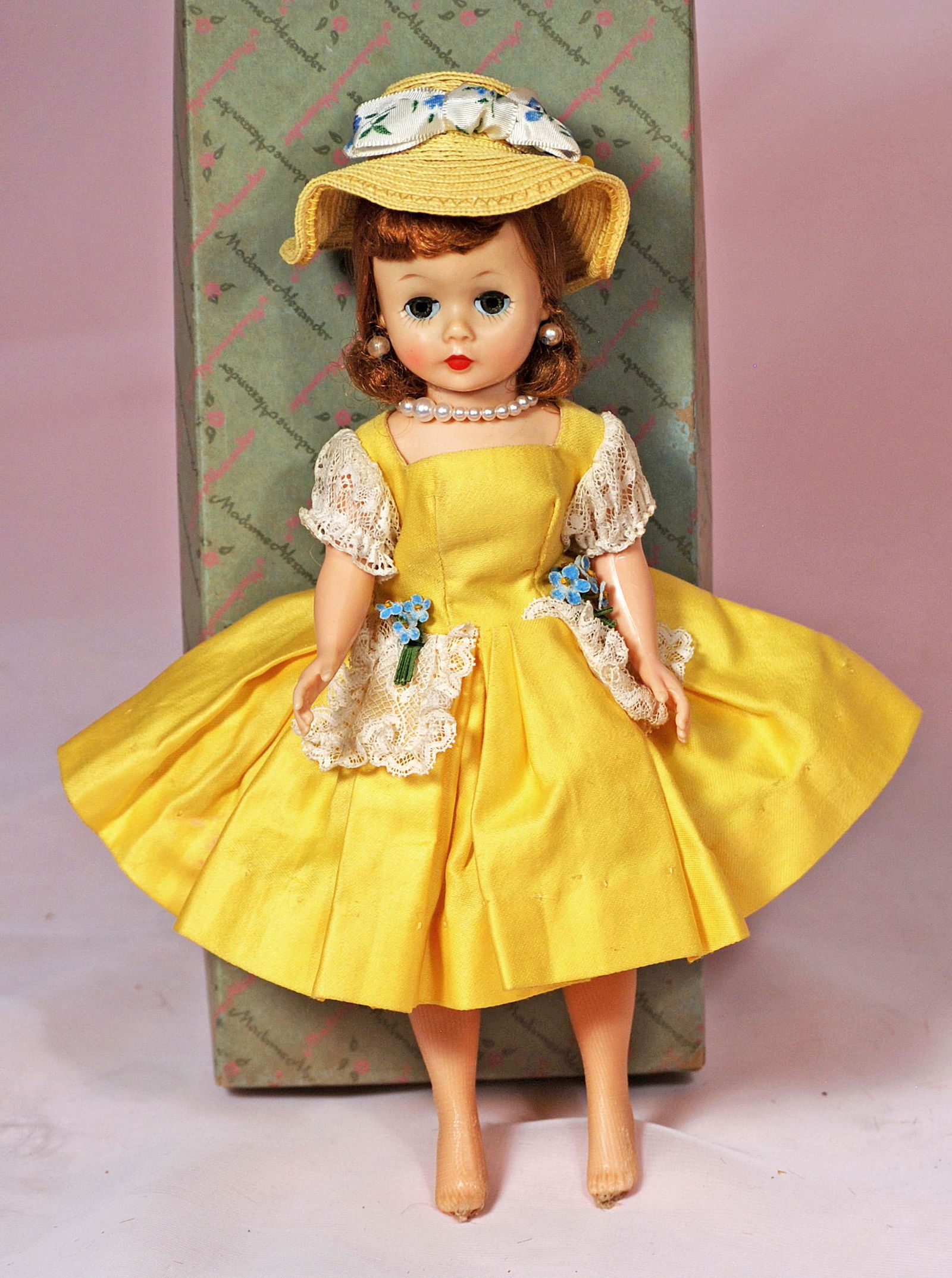 ALEXANDER CISSETTE IN YELLOW AFTERNOON DRESS (1 of 1)