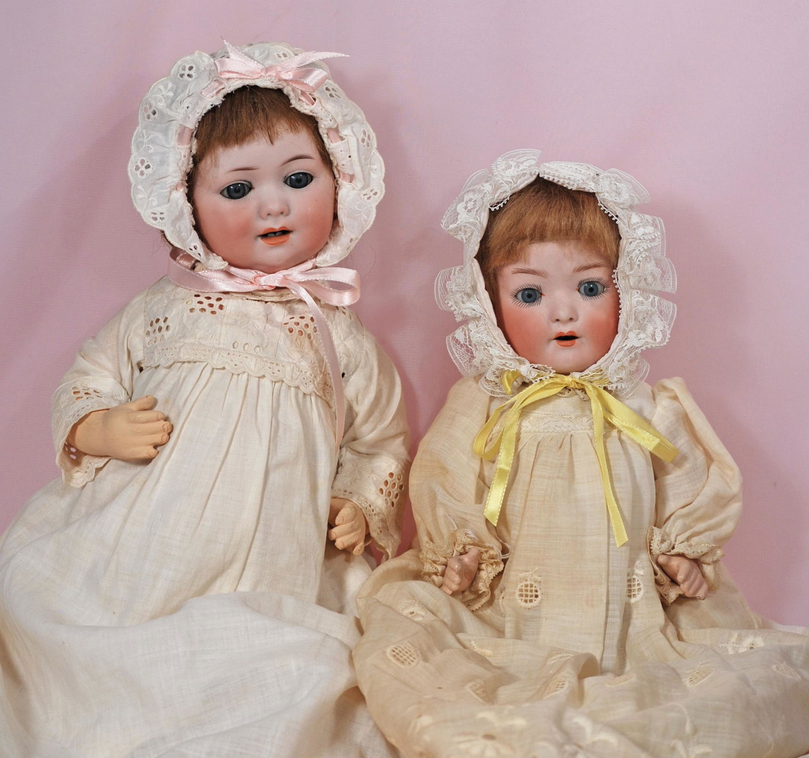 TWO GERMAN BISQUE BABIES (1 of 1)