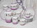 75: GERMAN SILESIAN FACTORY PORCELAIN TEA SET. Marks