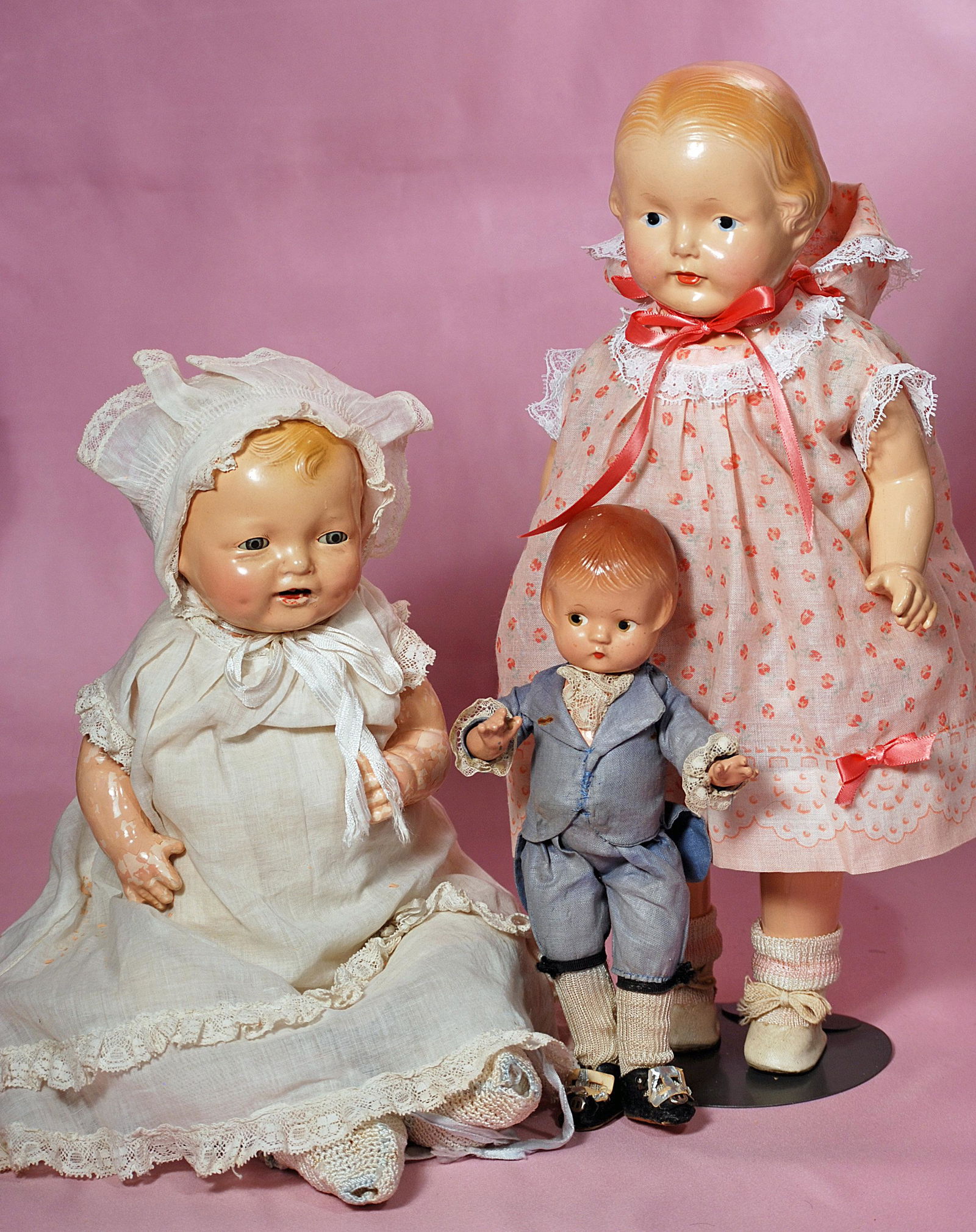 THREE COMPOSITION DOLLS BY EFFANBEE (1 of 1)