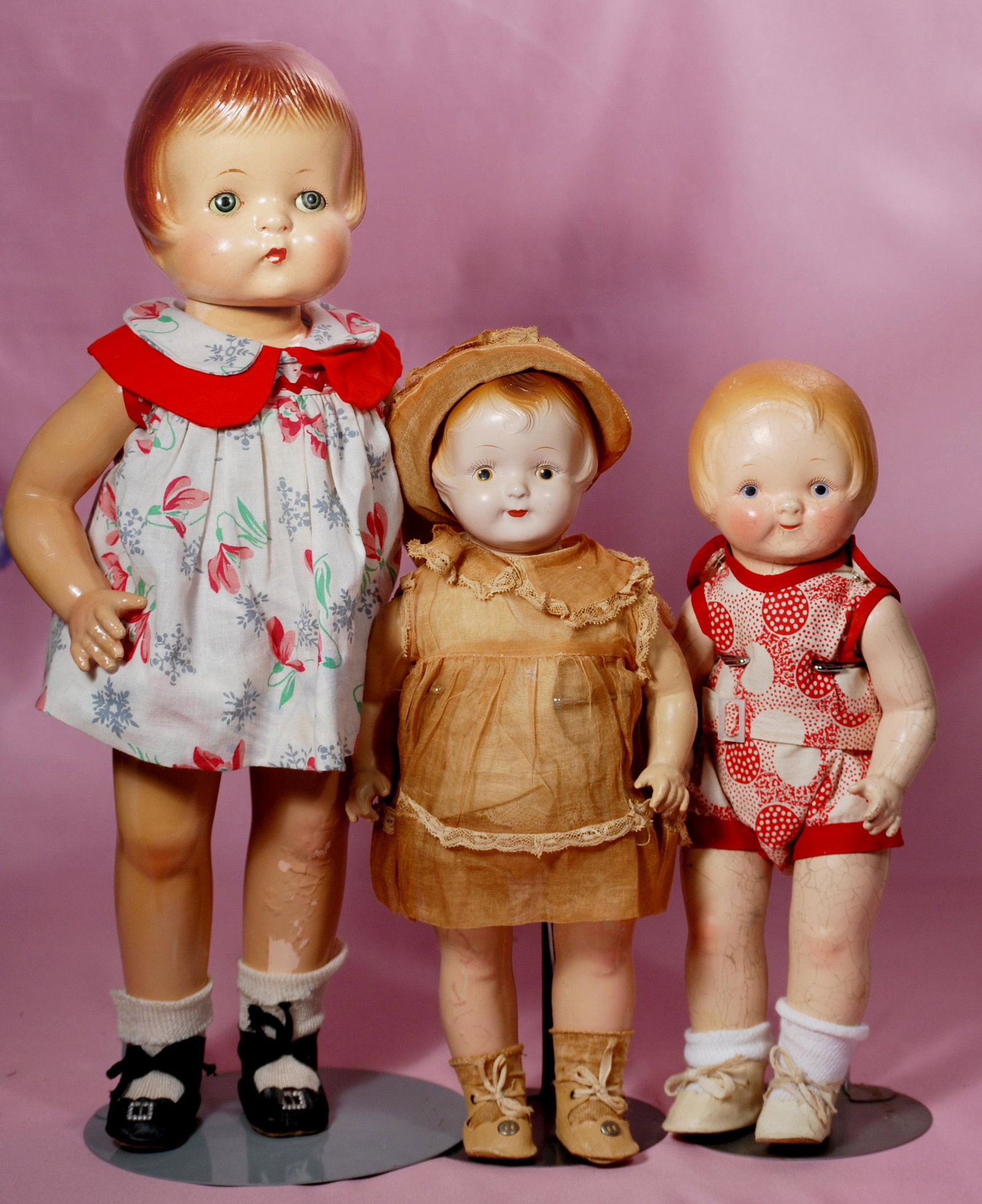 THREE COMPOSITION DOLLS (1 of 1)