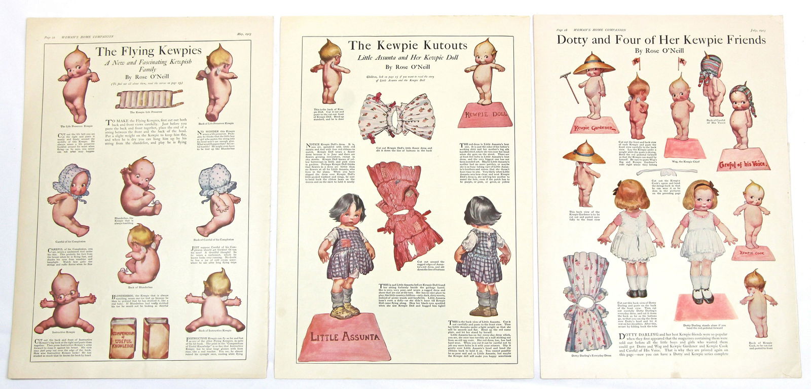 FIFTEEN KEWPIE PAGES BY ROSE O (1 of 5)