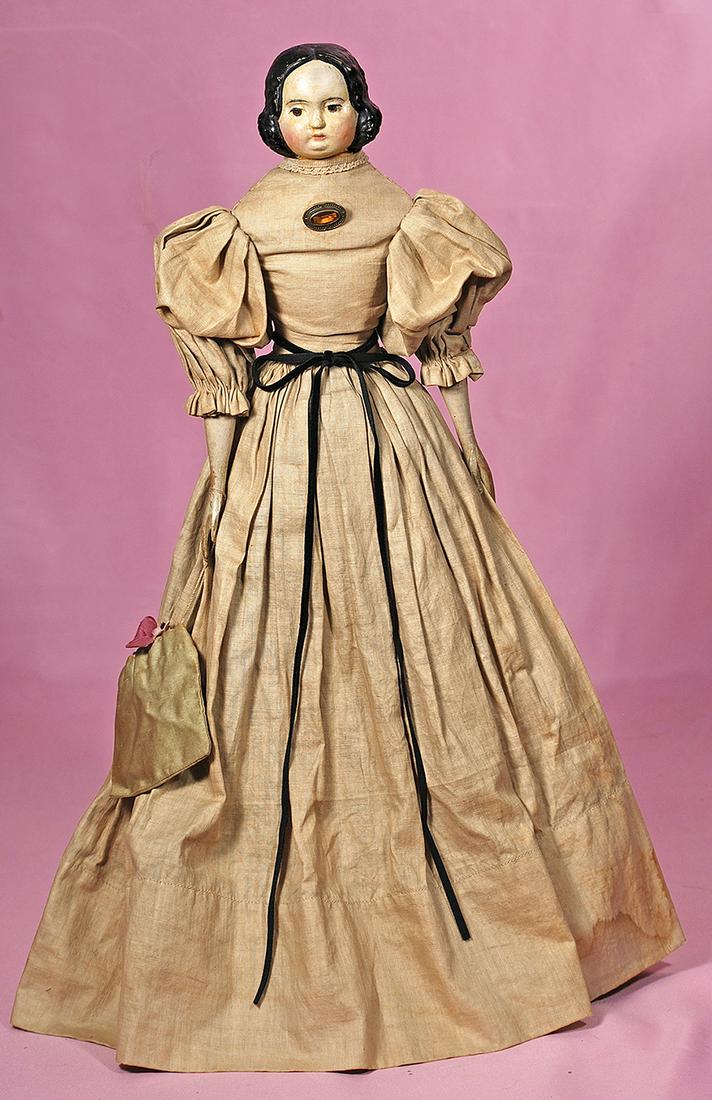 GERMAN PAPER MACHE KNOWN AS "MILLINER'S MODEL" (1 of 2)