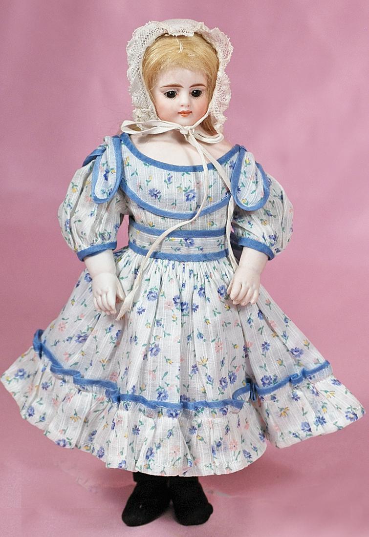 PETITE GERMAN BISQUE CLOSED-MOUTH DOLL BY SIMON AND (1 of 2)