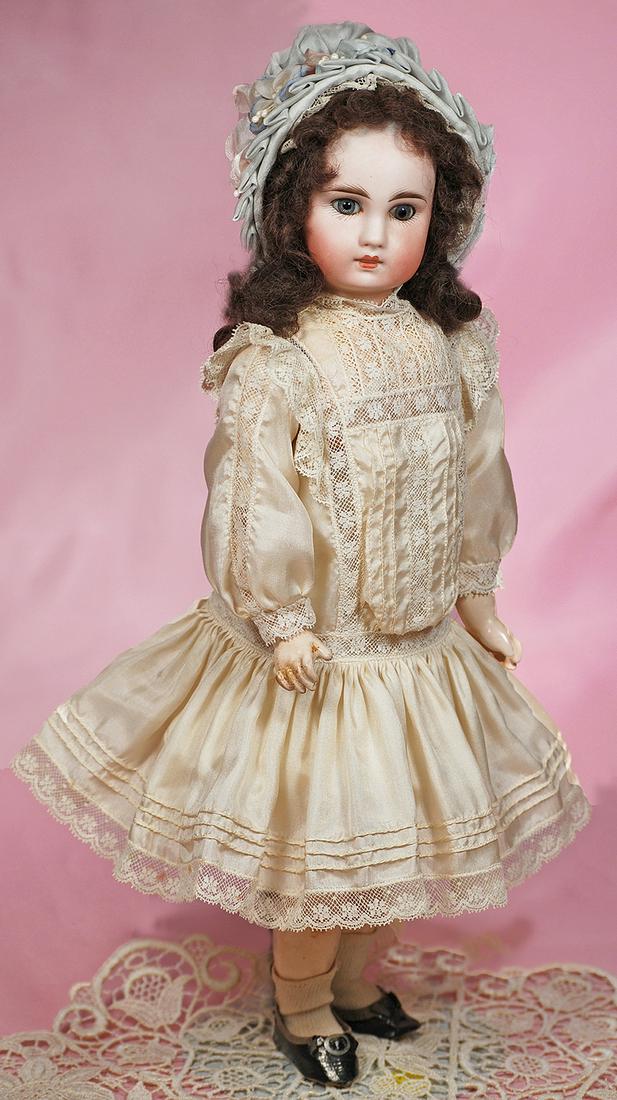 GERMAN BISQUE BELTON-TYPE DOLL. (1 of 3)