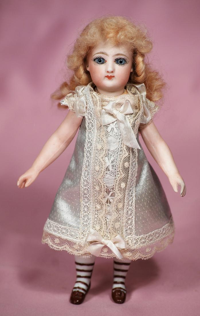 FRENCH ALL-BISQUE MIGNONETTE ATTRIBUTED TO GAULTHIER. (1 of 2)