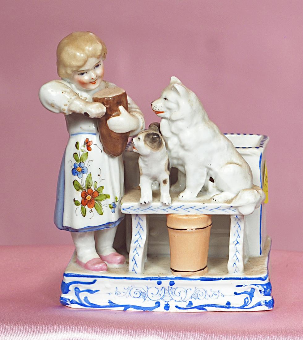 CONTA AND BOEHME PORCELAIN MATCH STRIKER. (1 of 1)