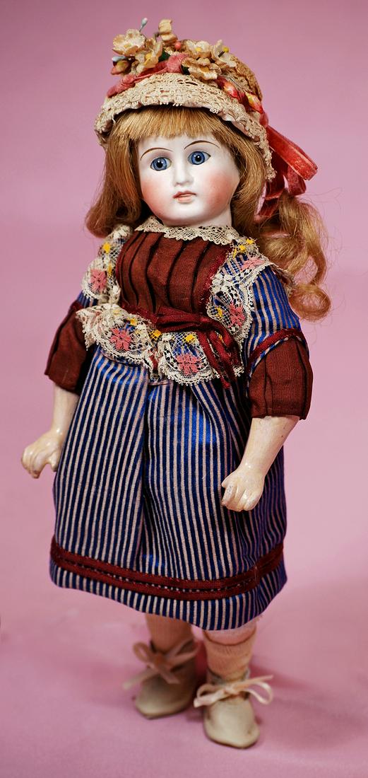 PETITE GERMAN BISQUE BELTON-TYPE DOLL. (1 of 1)