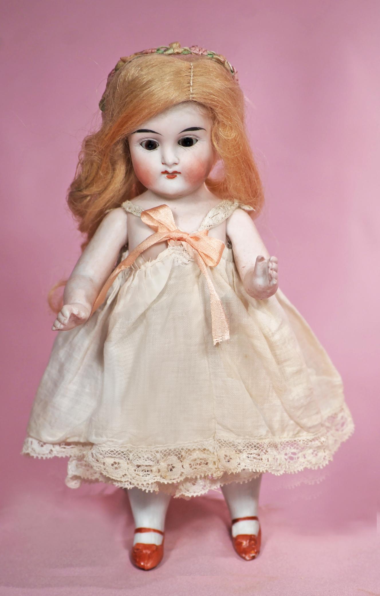GERMAN ALL-BISQUE DOLL. (1 of 1)