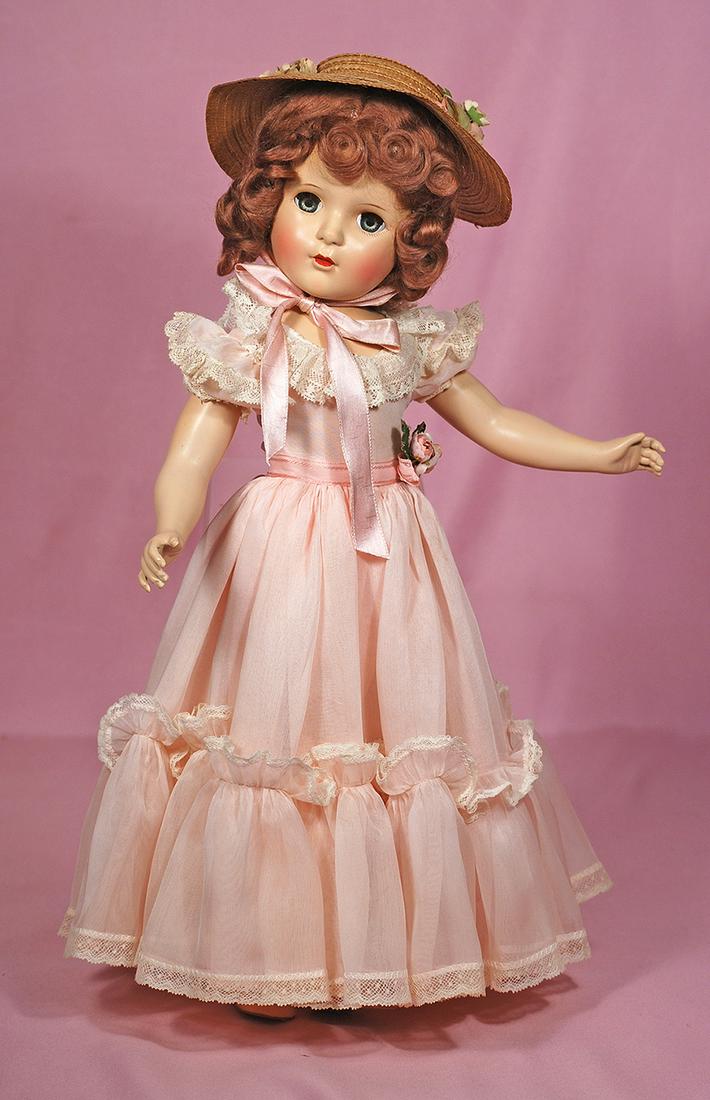 ALEXANDER MARGARET ROSE IN PINK CHIFFON GOWN. (1 of 1)