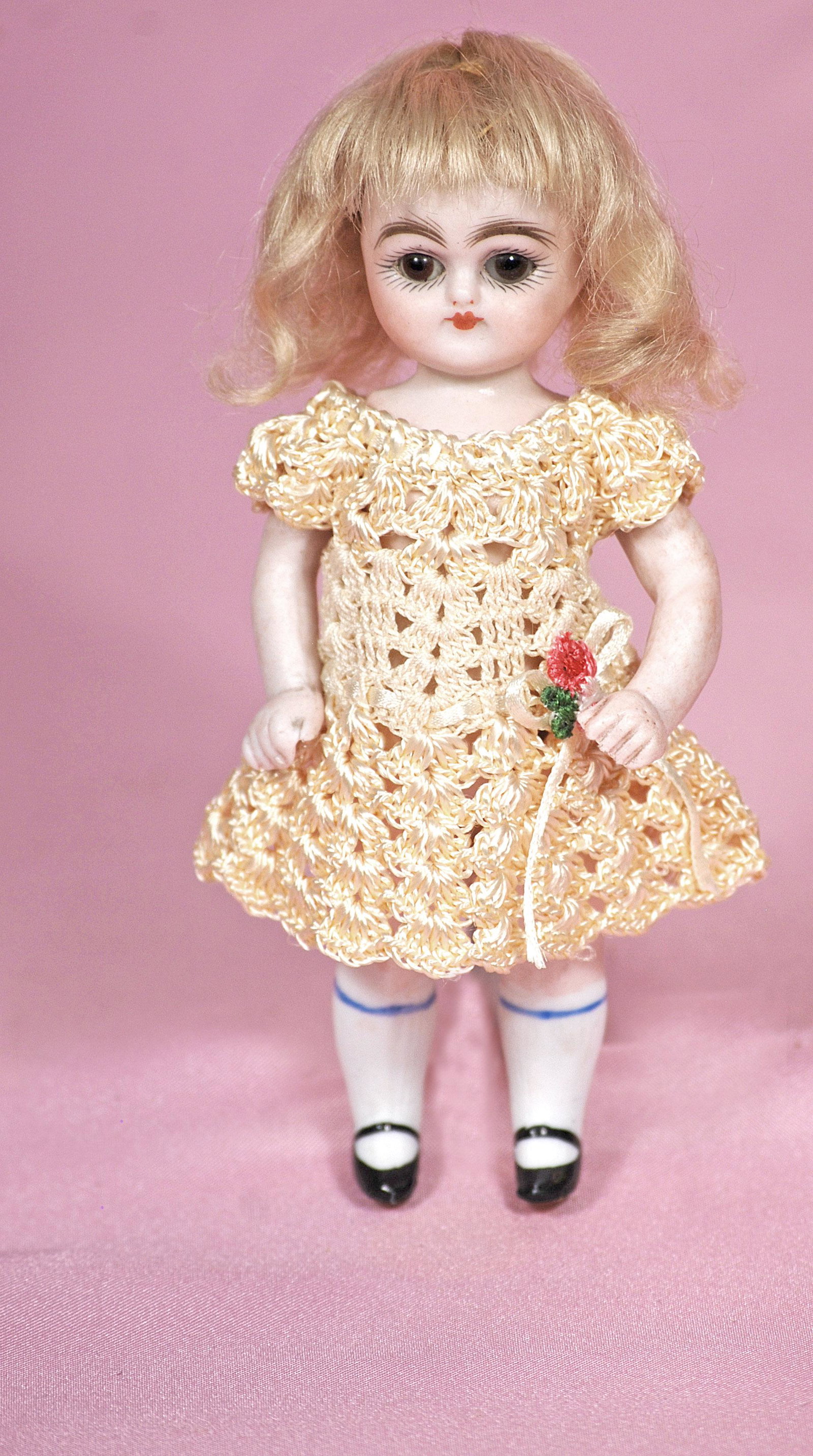 MINIATURE ALL-BISQUE DOLL BY KESTNER (1 of 1)
