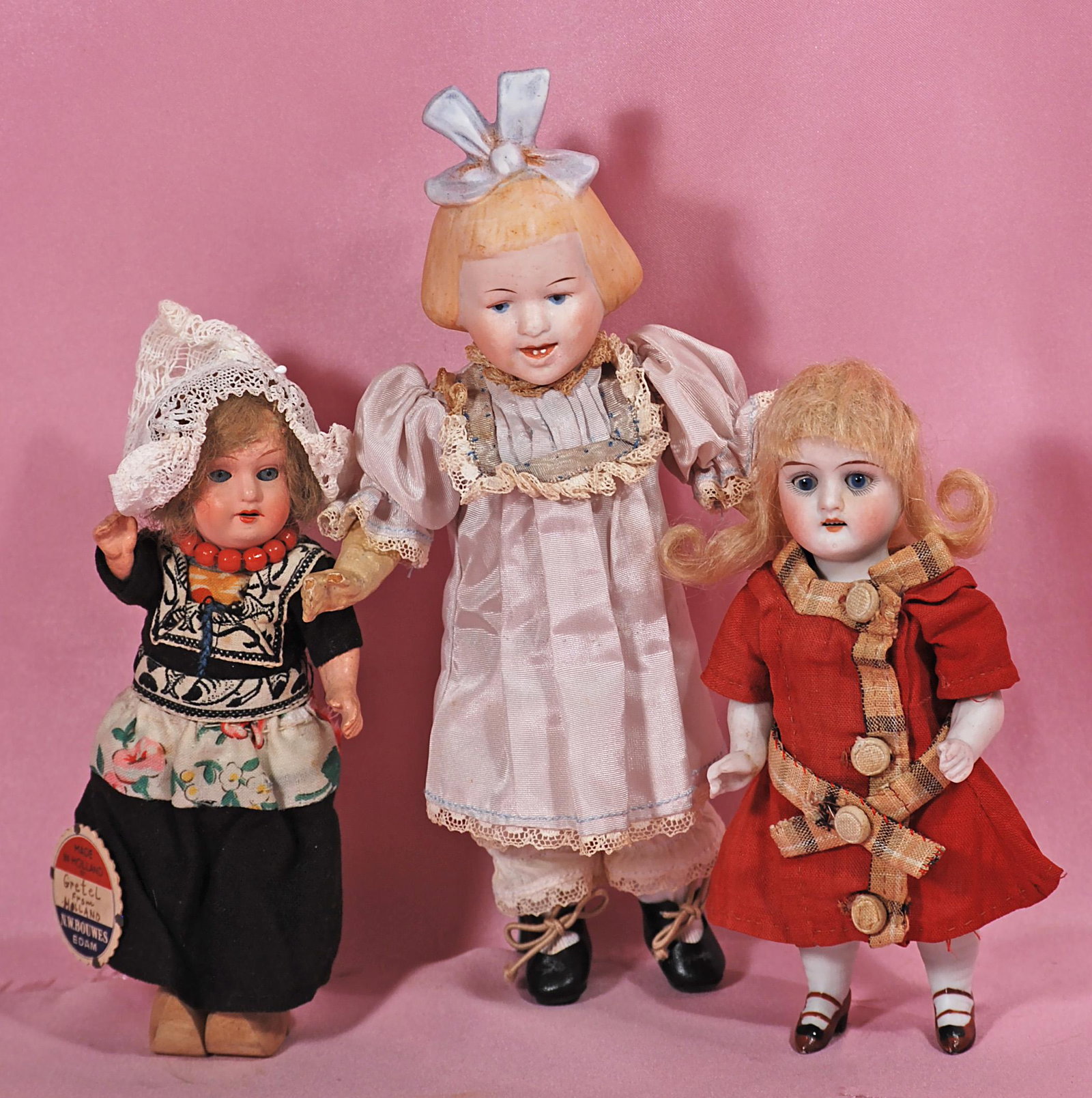FOUR  BISQUE DOLLS (1 of 1)