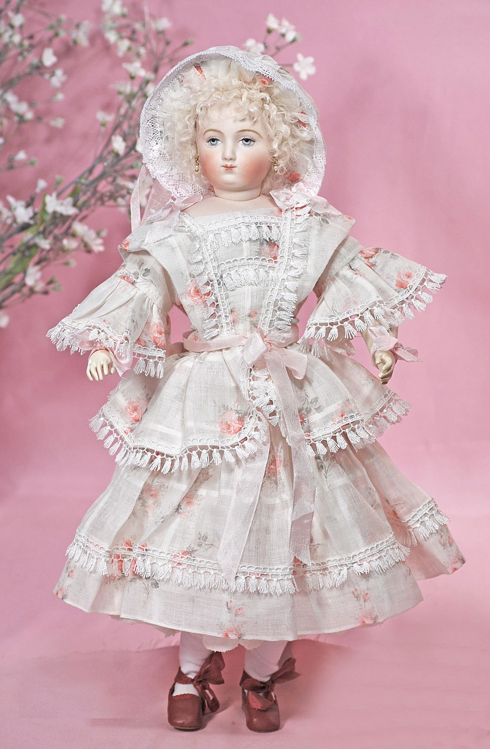 BISQUE HURET POUPEE BY ARTIST SUZANNE MC BRAYER (1 of 2)