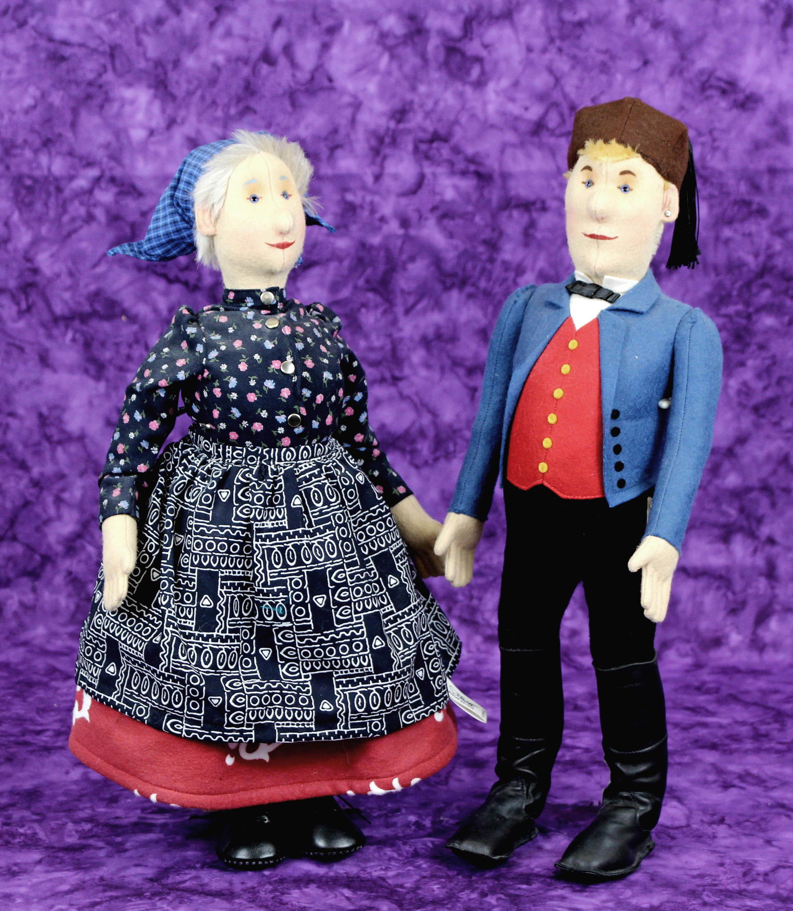 STEIFF LIMITED EDITION PEASANT LADY AND JORG (1 of 1)