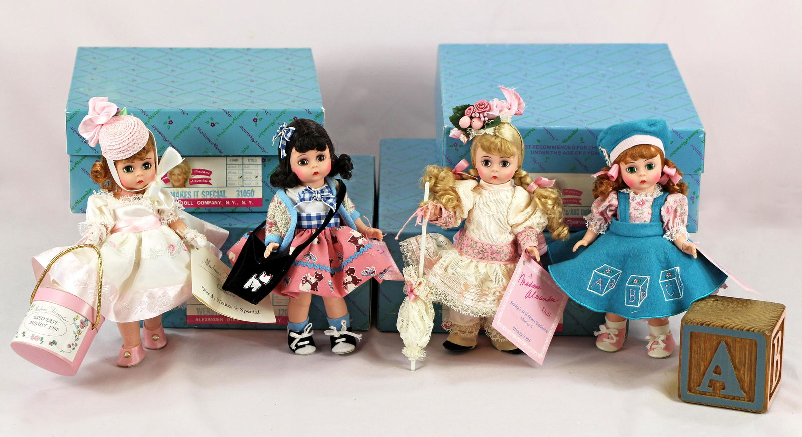 FOUR ALEXANDER "WENDY" DOLLS (1 of 1)