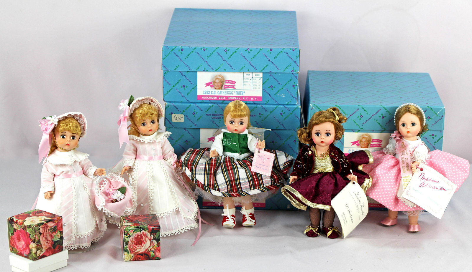 FIVE "C.U. GATHERING" ALEXANDER DOLLS (1 of 1)