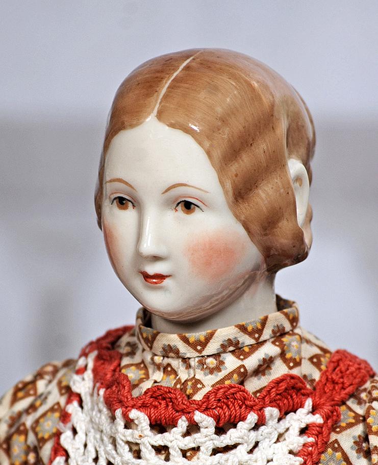 FINE ARTIST MODEL OF RARE K. P. M.  CHINA LADY WITH (1 of 3)