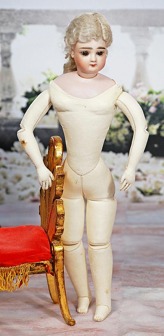 FRENCH BISQUE POUPEE ATTRIBUTED TO JUMEAU (1 of 2)