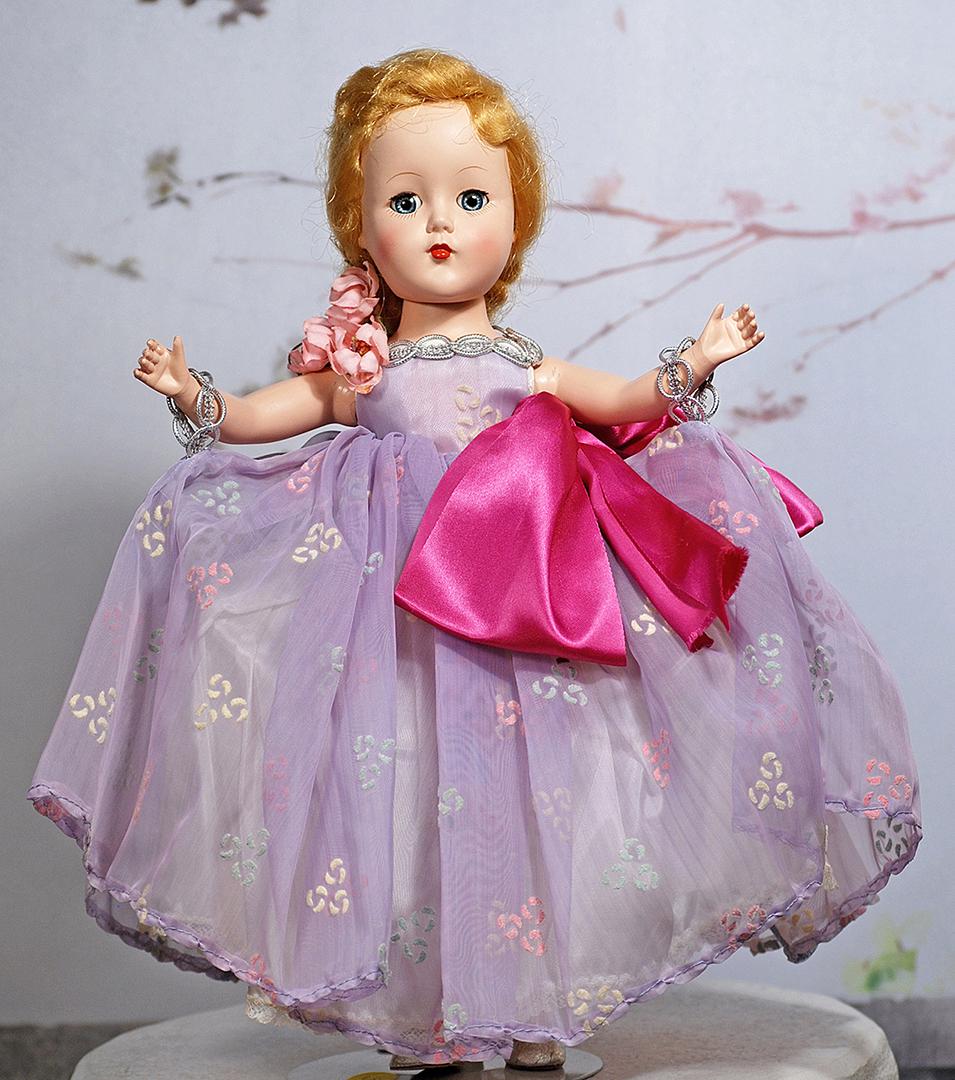 ARRANBEE HARD PLASTIC NANETTE IN STUNNING FORMAL GOWN (1 of 1)