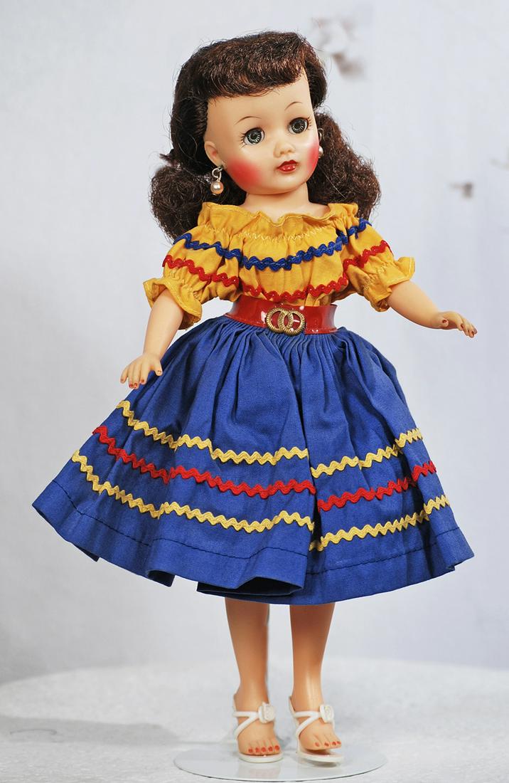 IDEAL LITTLE MISS REVLON IN COLORFUL CALYPSO DRESS (1 of 1)