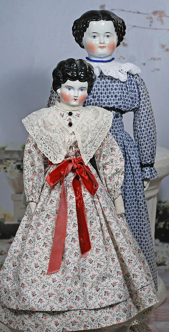 TWO WELL-DRESSED CHINA DOLLS (1 of 1)