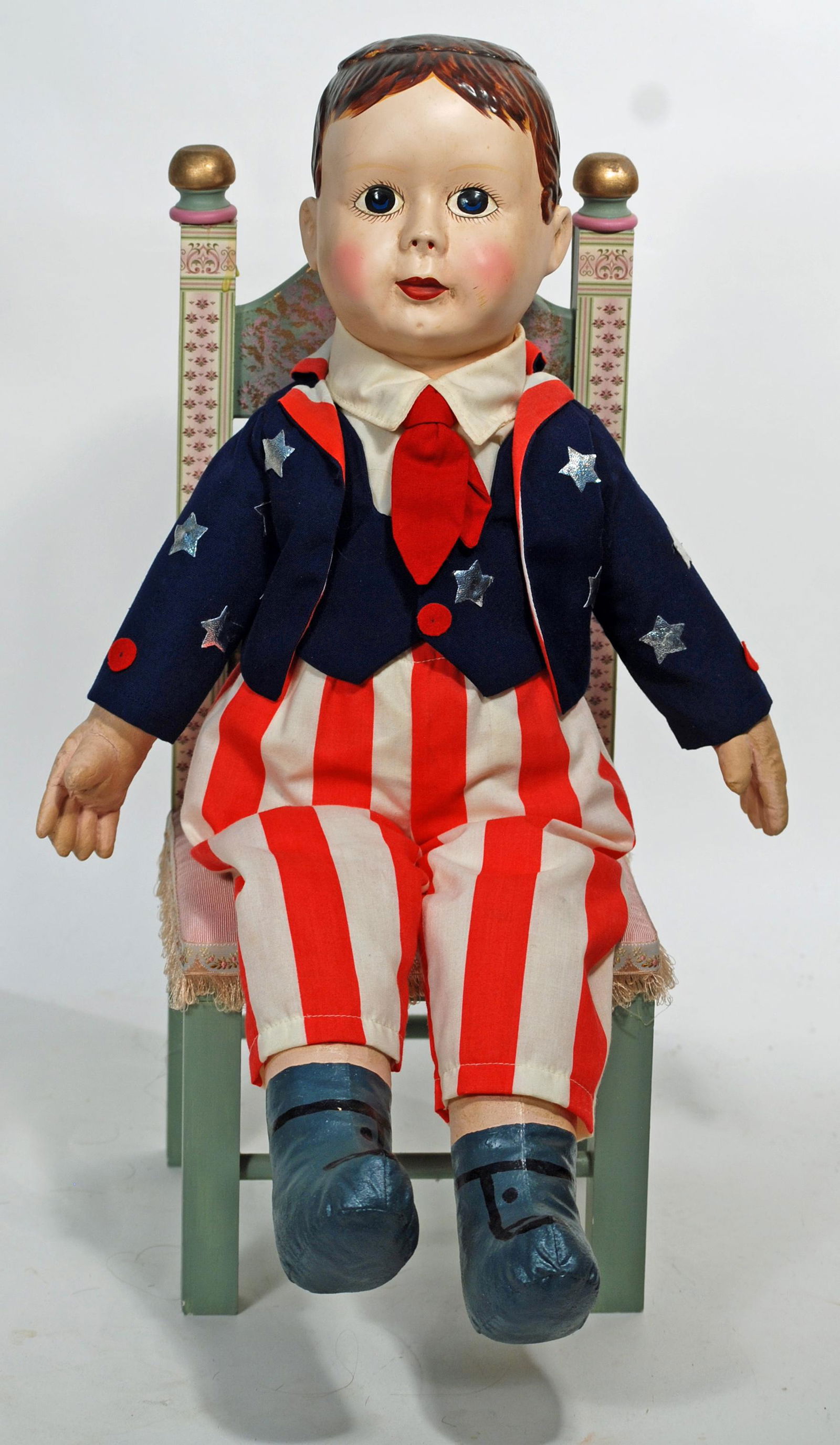 1998 REPRODUCTION ALABAMA BABY UNCLE SAM DOLL (1 of 1)