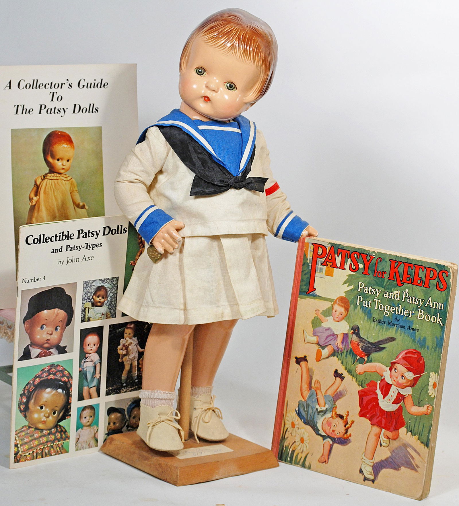 EFFANBEE COMPOSITION PATSY ANN IN SAILOR OUTFIT & THREE (1 of 1)